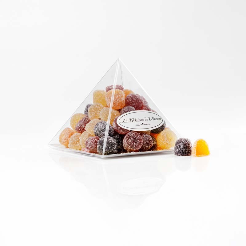 Pyramide de pâtes de fruits assorties