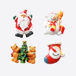 Lot de 4 magnets Noël