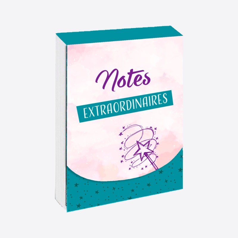 Pocket note "Extraodinaires"